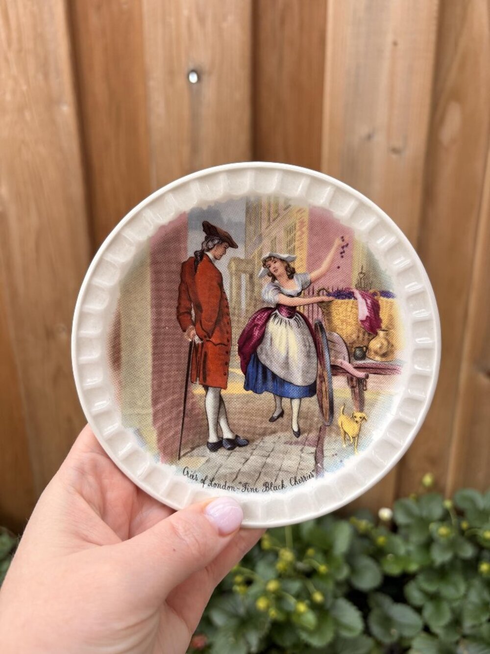 Vintage Weatherby Royal Falcon Ware Cries of London Plate, 1970